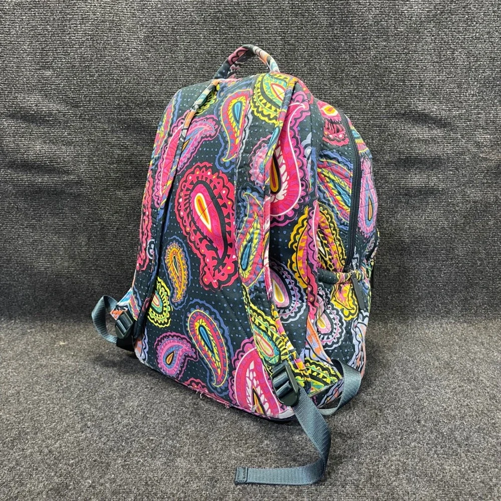 Vera Bradley Twilight Paisley Pattern Travel Bag Lighten Up‎ Essential Backpack